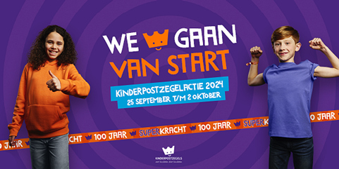 De Kinderpostzegelactie 2024 100 jaar Kinderpostzegels